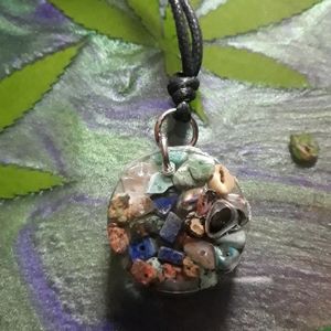 Mixed Gemstone Pendant
